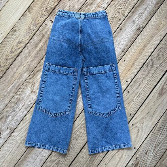 BDG High-Waisted Wide Leg Gaucho Jeans Size 25 Waist - Picture 6 of 12